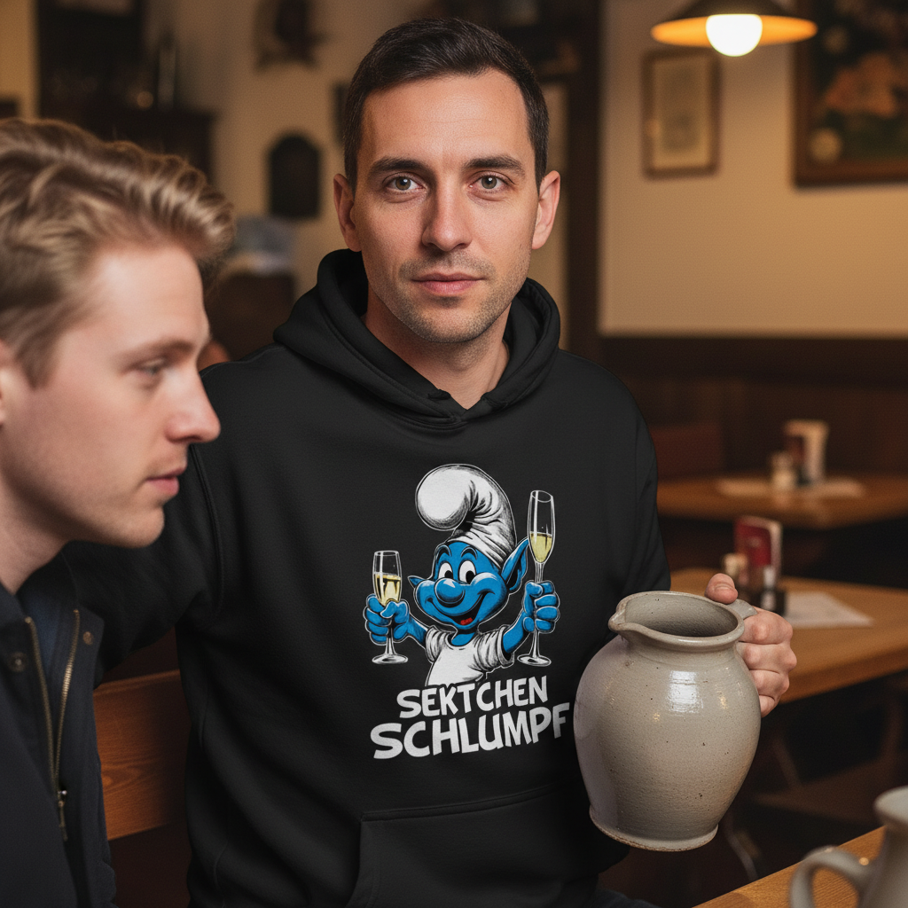 Sektchen Schlumpf Grafik - Unisex Hoodie