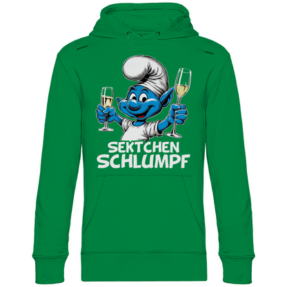 Sektchen Schlumpf Grafik - Unisex Hoodie Kelly Green