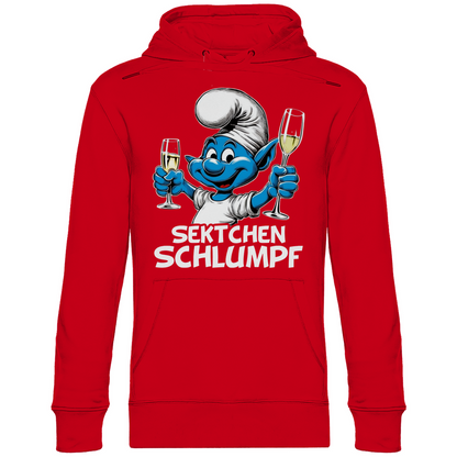 Sektchen Schlumpf Grafik - Unisex Hoodie Red