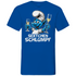Sektchen Schlumpf Grafik - Herren V-Neck Shirt Royal Blue