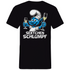 Sektchen Schlumpf Grafik - Herren V-Neck Shirt Black
