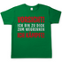 Vorsicht ich bin zu dick zum wegrennen ich Kämpfe! - Herren Shirt Kelly Green