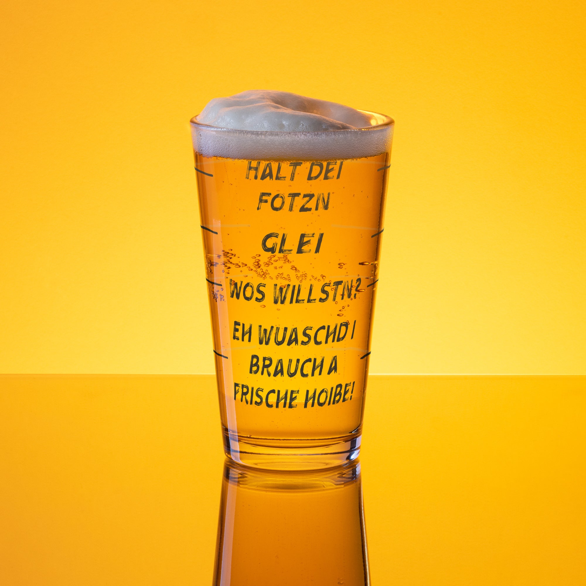 Halt dei Fotzn Bier - Pint-Glas Default Title