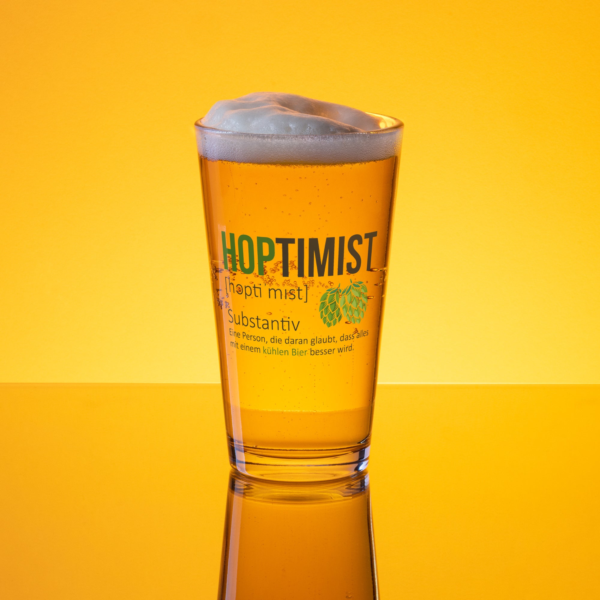 HOPTIMIST - Pint-Glas Default Title