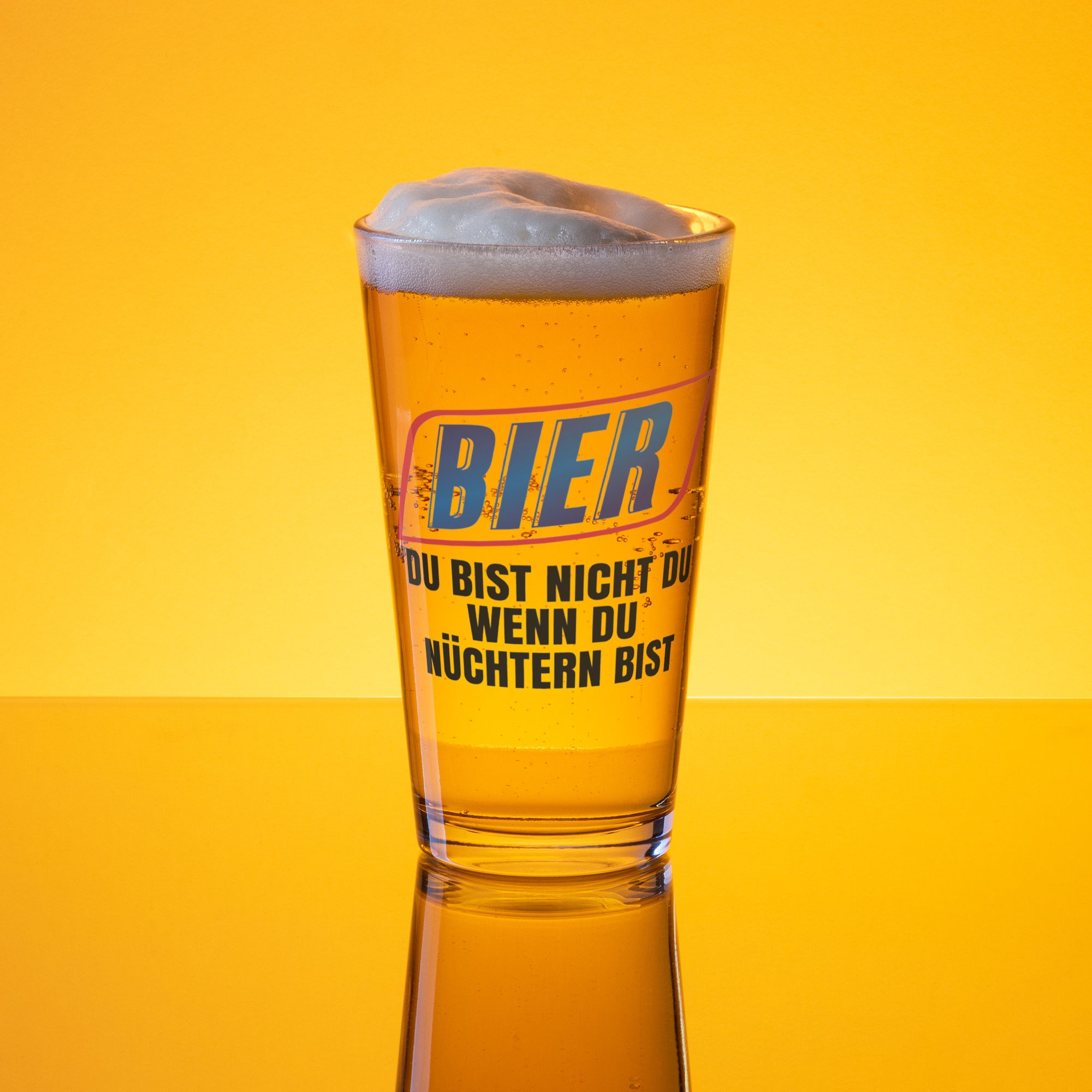 Bier du bist nicht du - Pint-Glas Default Title