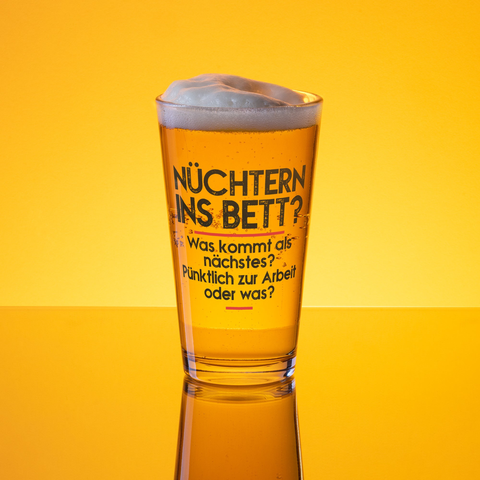 Nüchtern ins Bett? Was kommt als nächstes? - Pint-Glas Default Title