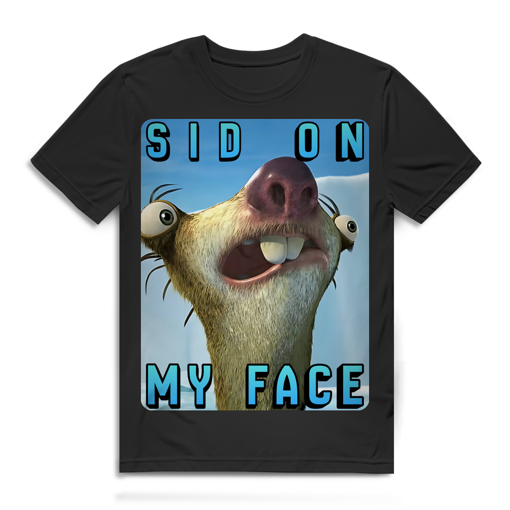 SID ON MY FACE - Herren Premium Bio T-Shirt Black
