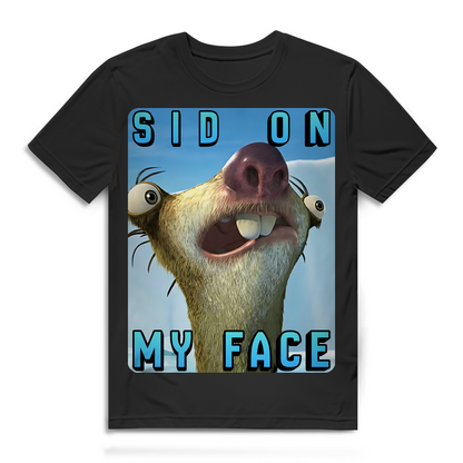 SID ON MY FACE - Herren Premium Bio T-Shirt Black