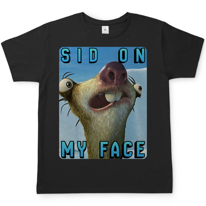 SID ON MY FACE - Herren T-Shirt Black