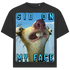 SID ON MY FACE - Jack and Jones Oversize T-Shirt Black