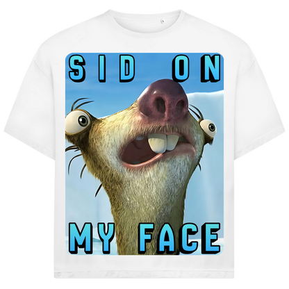 SID ON MY FACE - Jack and Jones Oversize T-Shirt White
