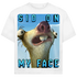 SID ON MY FACE - Jack and Jones Oversize T-Shirt White