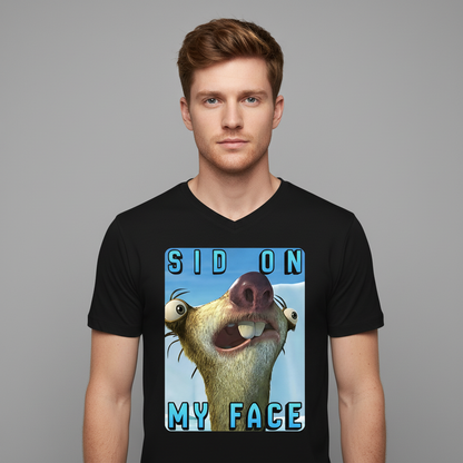SID ON MY FACE - Herren V-Neck T-Shirt