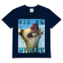 SID ON MY FACE - Herren V-Neck T-Shirt Navy