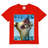 SID ON MY FACE - Herren V-Neck T-Shirt Red