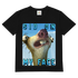 SID ON MY FACE - Herren V-Neck T-Shirt Black