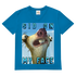 SID ON MY FACE - Herren V-Neck T-Shirt Azure Blue