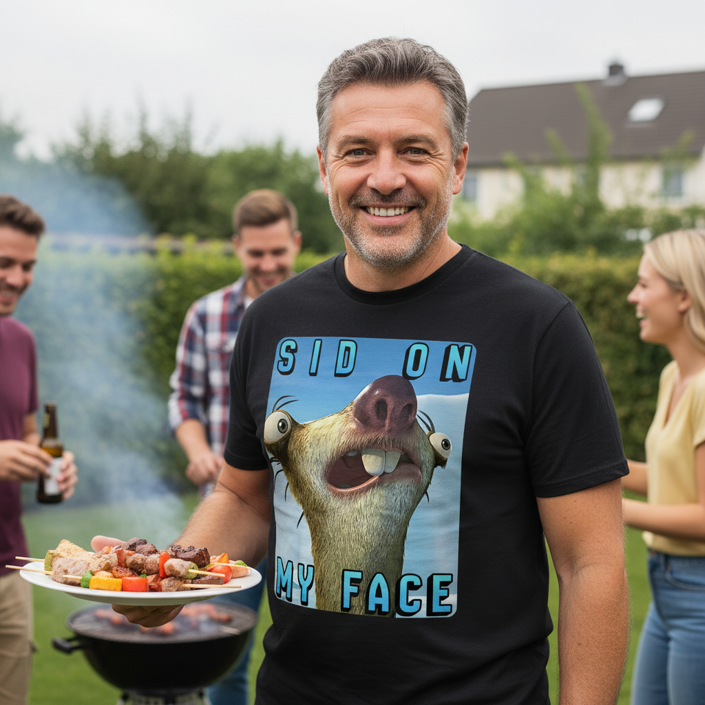 SID ON MY FACE - Herren Premium Bio T-Shirt