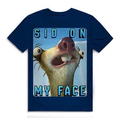 SID ON MY FACE - Herren Premium Bio T-Shirt Navy