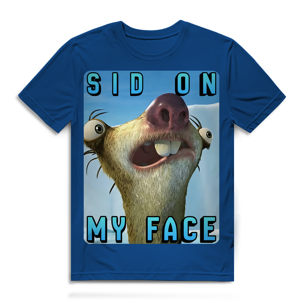 SID ON MY FACE - Herren Premium Bio T-Shirt Royal Blue