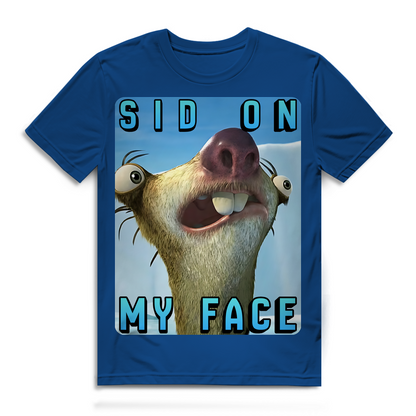 SID ON MY FACE - Herren Premium Bio T-Shirt Royal Blue