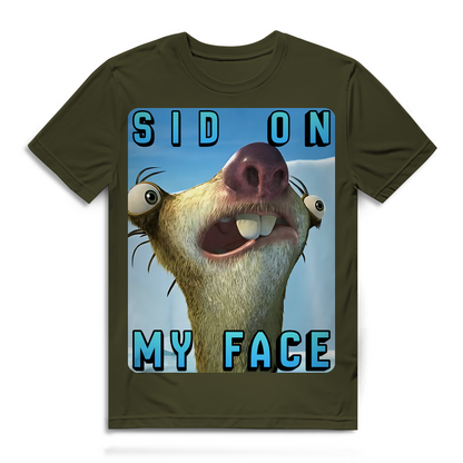 SID ON MY FACE - Herren Premium Bio T-Shirt Khaki