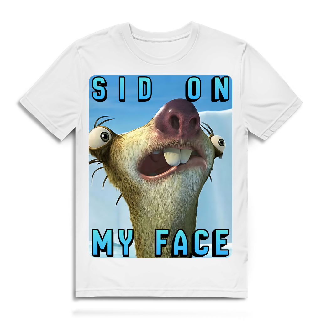 SID ON MY FACE - Herren Premium Bio T-Shirt White