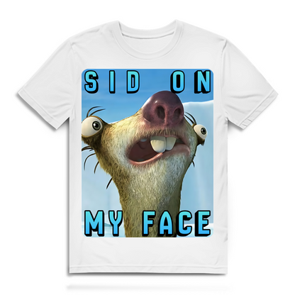 SID ON MY FACE - Herren Premium Bio T-Shirt White