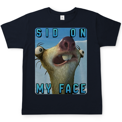 SID ON MY FACE - Herren T-Shirt Navy