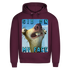 SID ON MY FACE - Herren Premium Bio Hoodie Burgundy