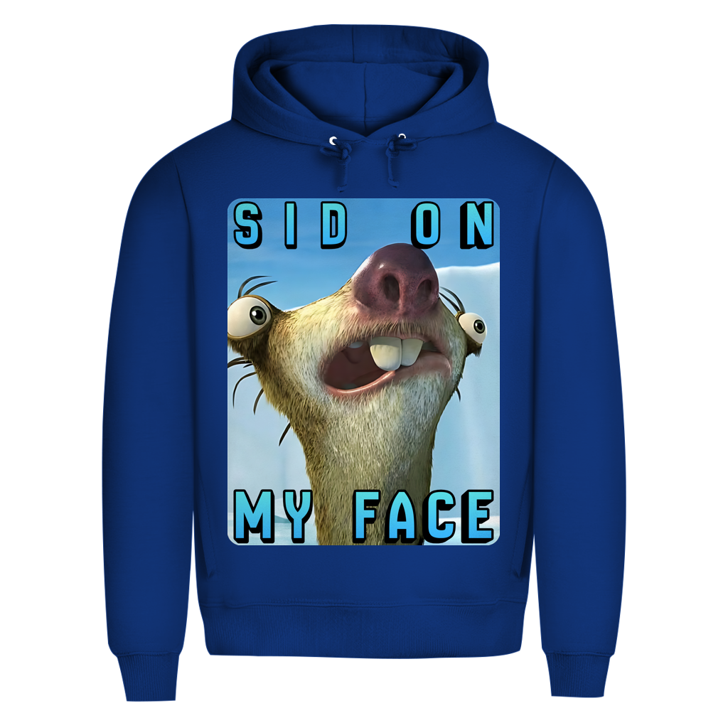 SID ON MY FACE - Herren Premium Bio Hoodie Royal