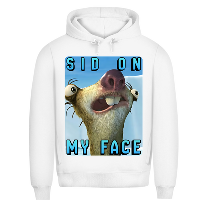 SID ON MY FACE - Herren Premium Bio Hoodie White