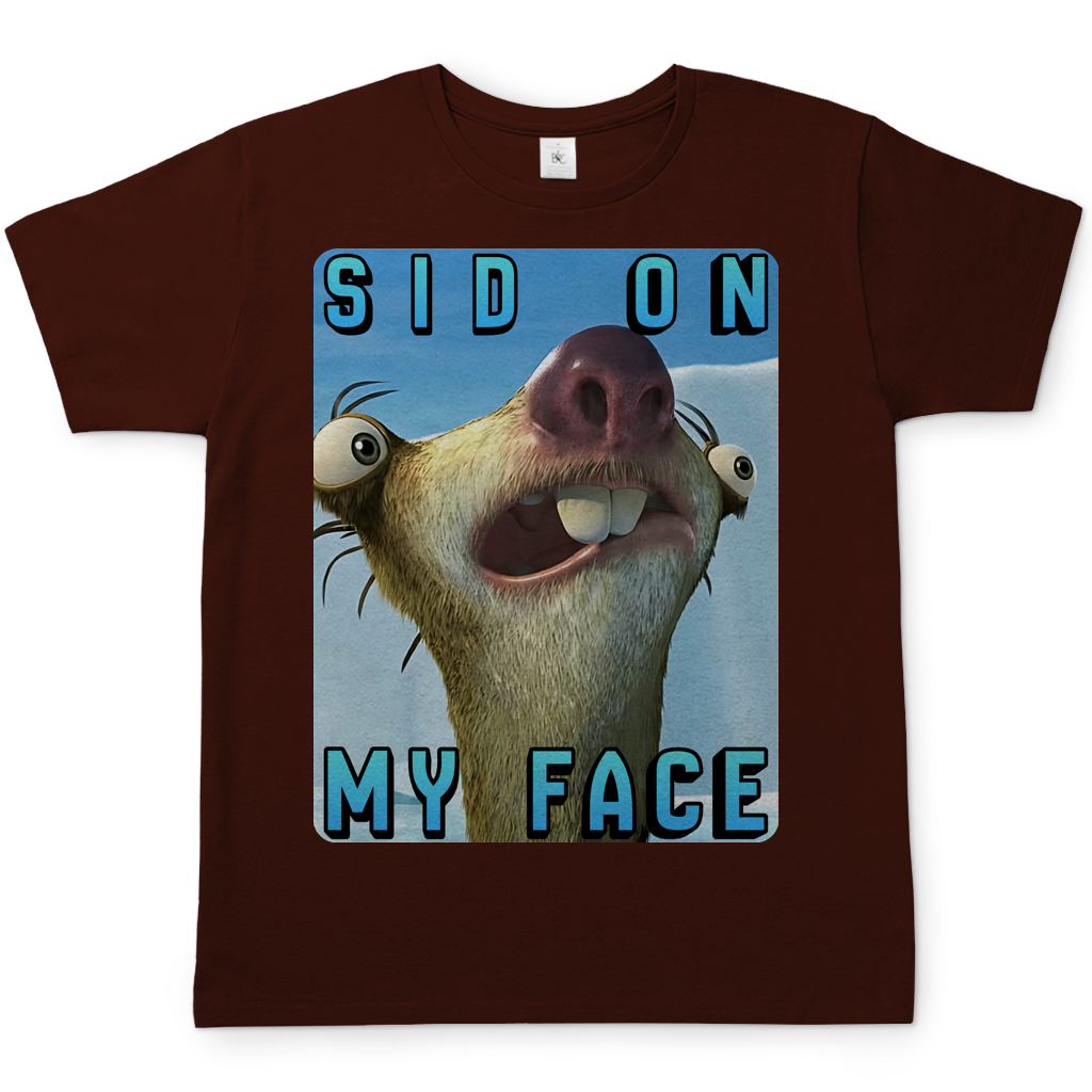 SID ON MY FACE - Herren T-Shirt Brown