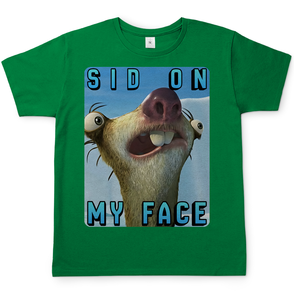 SID ON MY FACE - Herren T-Shirt Kelly Green