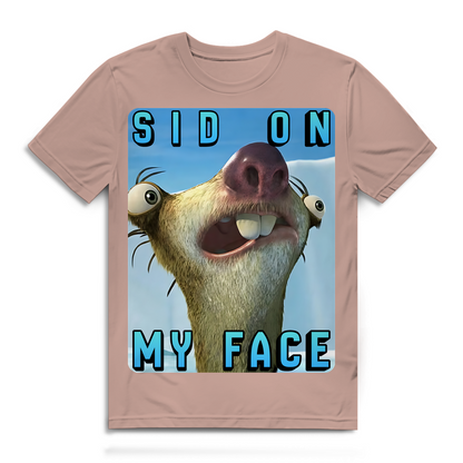 SID ON MY FACE - Herren Premium Bio T-Shirt Millennial Pink