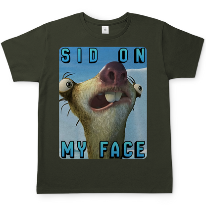 SID ON MY FACE - Herren T-Shirt Urban Khaki
