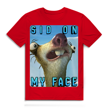 SID ON MY FACE - Herren Premium Bio T-Shirt Red