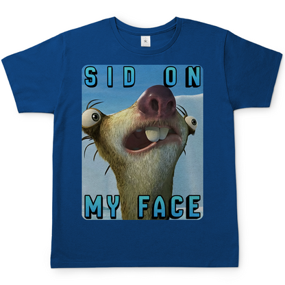 SID ON MY FACE - Herren T-Shirt Royal Blue