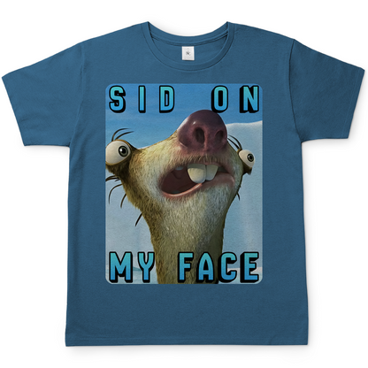 SID ON MY FACE - Herren T-Shirt Stone Blue