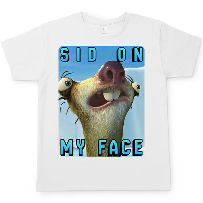 SID ON MY FACE - Herren T-Shirt White