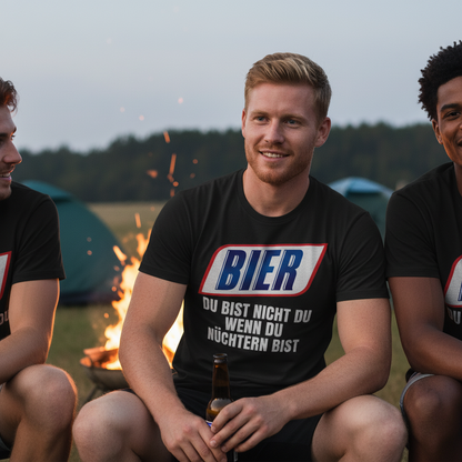 Bier du bist nicht du wenn du nüchtern bist - Herren Shirt