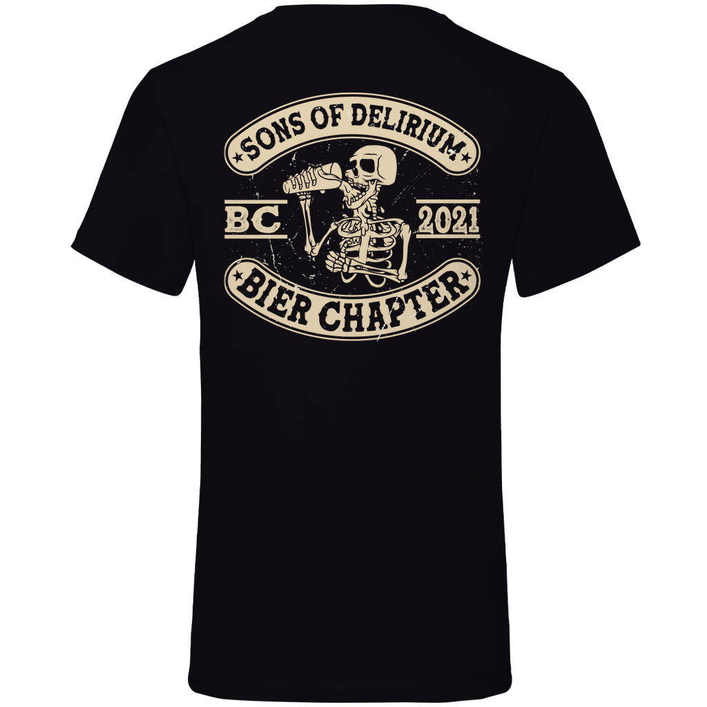 Sons of Delirium BC 2021 Bier Chapter - Herren V-Neck Shirt Black