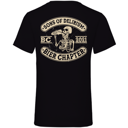 Sons of Delirium BC 2021 Bier Chapter - Herren V-Neck Shirt Black