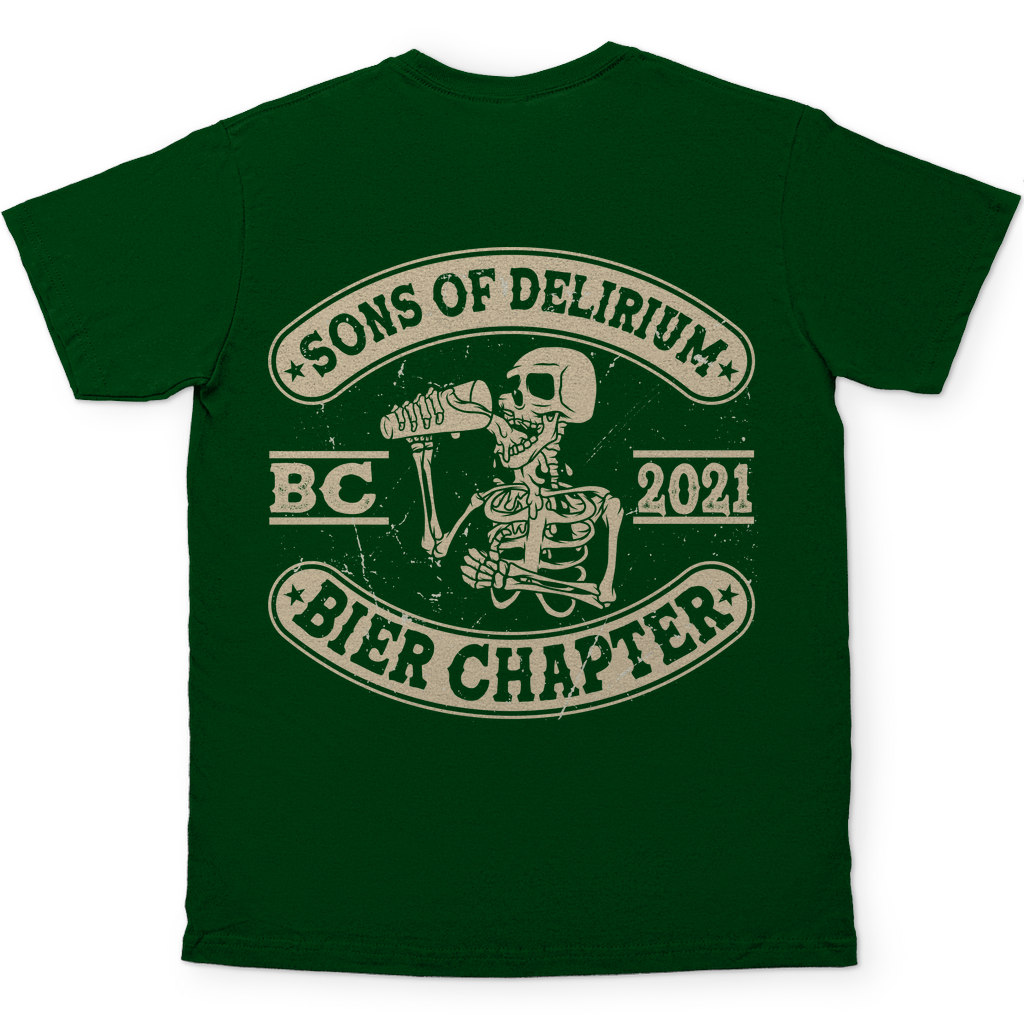 Sons of Delirium BC 2021 Bier Chapter - Herren Shirt Bottle Green
