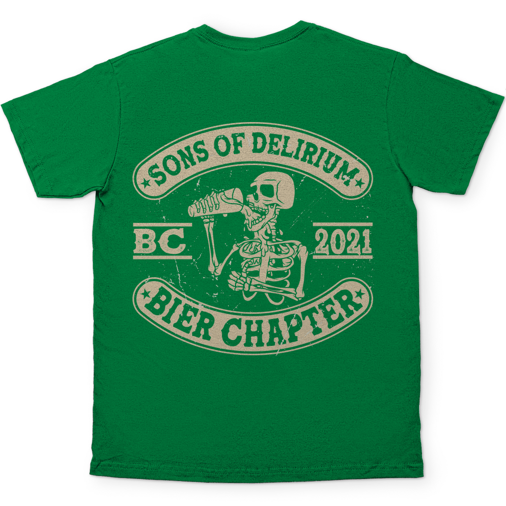 Sons of Delirium BC 2021 Bier Chapter - Herren Shirt Kelly Green