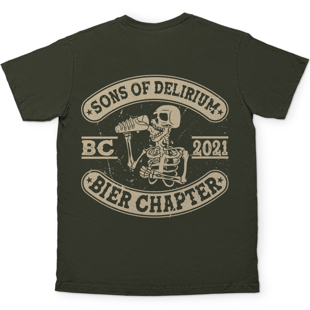 Sons of Delirium BC 2021 Bier Chapter - Herren Shirt Urban Khaki