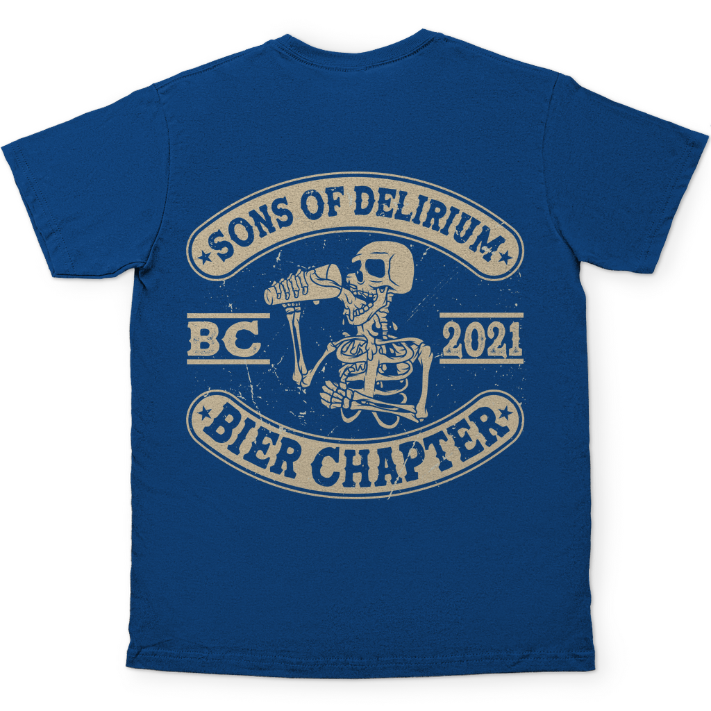 Sons of Delirium BC 2021 Bier Chapter - Herren Shirt Royal Blue