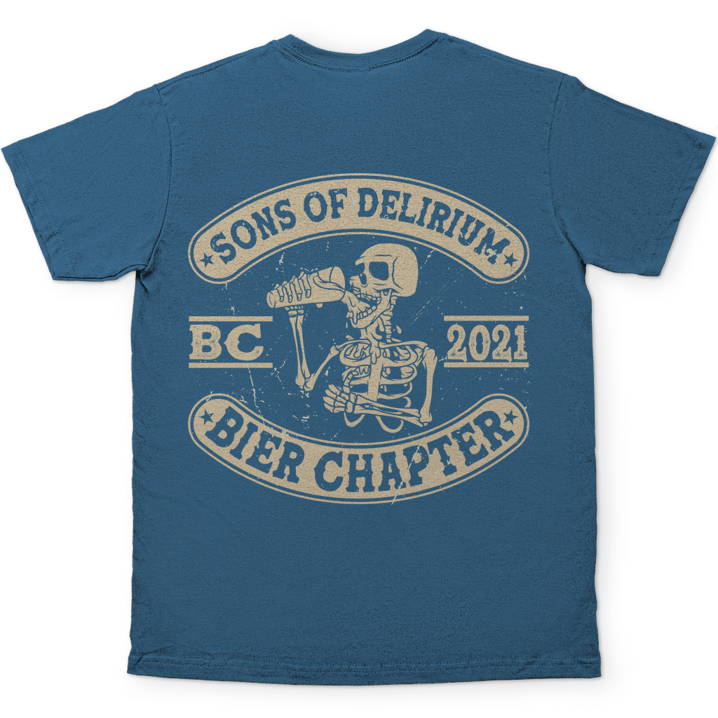 Sons of Delirium BC 2021 Bier Chapter - Herren Shirt Stone Blue