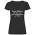 Sorry Männer ich bin nur zum saufen hier - V-Neck Damenshirt Black