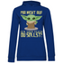 Mir nicht auf den Sack gehen du sollst Baby Yoda Grogu - Damen Hoodie Royal